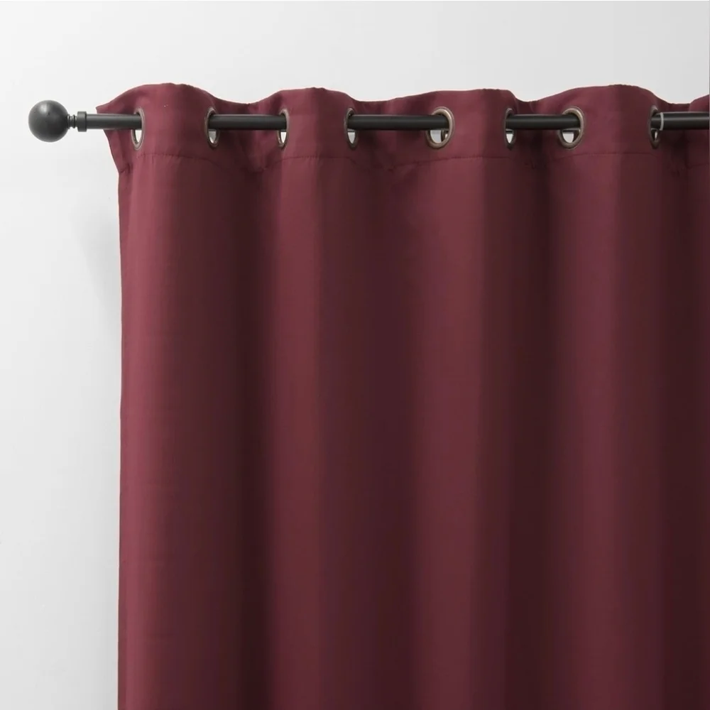Best Home Fashion Wide Width Thermal Insulated Blackout Curtain - Antique Bronze